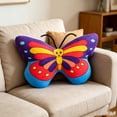thumbnail image 4 of TNDBKQWR Cute Butterflys Shaped Pillow Plush Decorative Throw Pillows Soft Hugging Pillows, 16.54x10.63in Comfortable Seat Cushions for Bedroom Couch Bed Dorm, 4 of 6