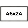 thumbnail image 6 of 46x24 Frame Black Rustic Barnwood Solid Wood Picture Frame | 1.5 Inch Moulding Width | Includes UV, 6 of 7