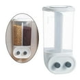 thumbnail image 4 of kurtrusly 1/2/3 Wall-Mounted Dry Food Storage Dispenser Convenient Rice Box Candy Organizer White 2 Grid 1 Pc, 4 of 6