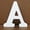 A, variant on Herrnalise 3.15 Inch White Standing Wooden Letters,Unfinished Wood Letters Wooden Alphabet Letters Slices Sign for DIY Crafts Projects,Party Birthday Wedding Home Wall Decor,R
