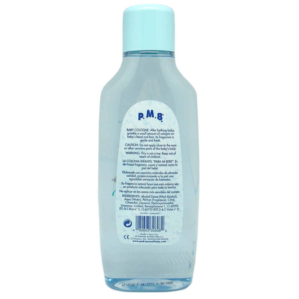 Para Mi Bebe Baby Cologne. Original Scent. Alcohol Free. Gentle and Fresh Fragance for Your Baby. 25 fl.oz. Pack of 4