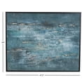 thumbnail image 3 of 47" x 59" Silver Embellishments Abstract Framed Wall Art with Black Frame, by DecMode, 3 of 9