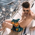 thumbnail image 2 of luoweisi Men's Beach Shorts Quick Dry Swim Trunks with Mesh Lining Seahorse L, 2 of 5