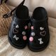 thumbnail image 4 of 2024 nuevos zapatos con agujeros de EVA, bonitos y dulces lazos de verano, sandalias de mujer hechas a mano, zapatillas de suela suave elevadas para exteriores, zapatos de playa para vacaciones, 4 of 6