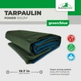 thumbnail image 5 of Heavy Duty Poly Tarp, Waterproof, Garden, Camping, Furniture Cover 150 GSM Green, 5 of 6