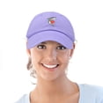 thumbnail image 5 of DALIX Shark with Heart Valentine's Day Hat Womens Embroidered Baseball Cap in Lavender, 5 of 6