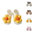 thumbnail image 4 of lnmuld Baby Girls Flower Ankle Socks Soft Breathable Non Slip Grips for Daily Wear Size:0-1 Years, 4 of 9