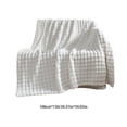 thumbnail image 3 of Maytalsory Warm White Faux Fur Throw Blanket Thick Rabbit Plush Blanket Multi Functional Comfort Providing white 100*150CM, 3 of 6