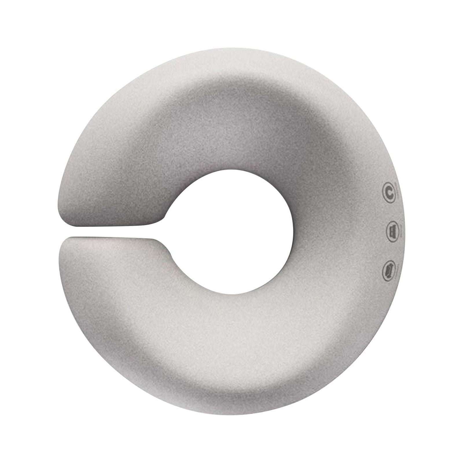 Salon Massage Pillow, Face Cradle Portable Breathable Universal U Shape Face Pillow Beauty Salon Pad for Travel Mom Dad Sponge Gray
