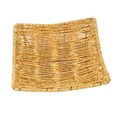 thumbnail image 2 of Bread Basket Tray Imitation Rattan Basket for Dining Room Restaurant Camping 16cmx16cmm, 2 of 8