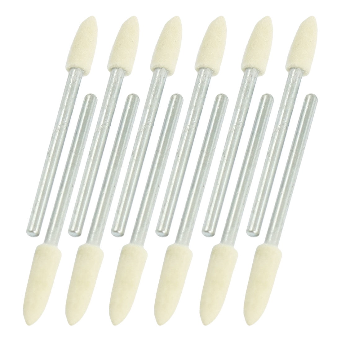 Unique Bargains 0.12" Shank 0.16" Polishing Buffing Tool Conical Mounted Felt 12Pcs