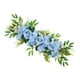thumbnail image 3 of Arco de boda con flores artificiales y hojas verdes. azul, 3 of 9