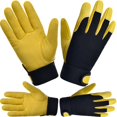 thumbnail image 1 of Guantes de jardinería de cuero para mujeres y hombres (2 pares) Guantes de trabajo de jardín para mujeres Guantes de jardinería duraderos y resistentes a las espinas - 2 pares (medianos,, 1 of 5