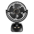 thumbnail image 4 of 3000mAh N33 USB Clip Fan Mini Fan Portable Bedroom Stroller Fan,C, 4 of 5