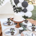 thumbnail image 2 of 10th Birthday Cake Decorations Black, Double Digits Cake & Cupcake Topper for Girls Boys Tenth Birthday Party Decorations and Supplies, Cheer to 10 Years Birthday - Total 25 Pcs, 2 of 3