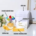 thumbnail image 4 of Ornalrist Crystal Colorful Rose Flower Collectible Figurine with Vase, Rose Bouquet Floral Romantic Gifts for Wife Mom Women on Mother's Day Valentine's Anniversary Christmas (5.11'' Gift Boxed), 4 of 5