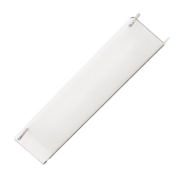 Acrylic Floating Bookshelves, Clear Wall Mounted Shelf 15.7 in, Acrylic Magazine Holder, Display Rack with Stainless Steel Screws, Space Saving