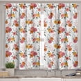 thumbnail image 2 of Ambesonne Floral Valance & Curtain, Bloom English Garden Art, 55"x36", Multicolor, 2 of 7