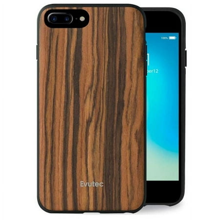 Evutec Case Compatible with iPhone 6/ 6s / 7 / 8 PLUS, AER Series Real Wood