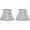 Silver, variant on Urbanest Softback Faux Silk Bell Lamp Shade – 5" Top x 9" Bottom x 7" Slant Height – Silver Lamp Shade – Classic Softback Lampshade for Table Lamp, Wall Lamp & Accent Lighting - 1 Piece