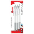 thumbnail image 1 of Pentel Floatune Retractable Rollerball Pen, Fine Point, 0.5mm, Black Ink, pack of 3, 1 of 1