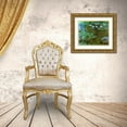 thumbnail image 3 of Monet, Claude 14x12 Gold Ornate Wood Framed with Double Matting Museum Art Print Titled - Water-lilies II 1909, 3 of 4