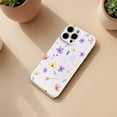 thumbnail image 3 of SKLYDDI Multicolor Spring-inspired Floral & Leaf for iPhone 13 Case - Watercolor Style, TPU Flexible Cover, Cute Aesthetic, 3 of 7