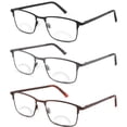 thumbnail image 1 of Gafas de lectura bifocales HOTJOJO, bloqueadoras de luz azul, paquete de 3, 1 of 5