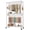 White, variant on edx 3 Tier Heavy Duty Rolling Garment Rack with Lockable Rollers,Freestanding Clothing Rack,Black,46.46"W x 17.91"D x 80.71"H