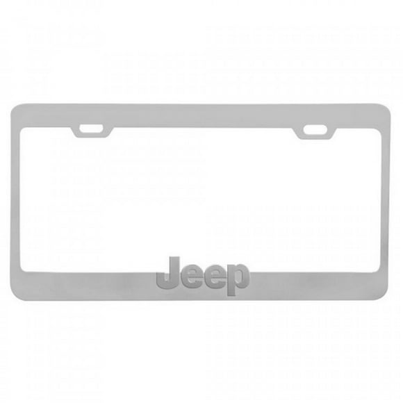 Cadre de Plaque d'Immatriculation Jeep Chrome