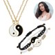 thumbnail image 1 of Pulsera Tejida Yin Yang Unisex, Pulsera De Cordón A Juego Yin Yang, Pulsera Ajustable Para Pareja, Conjunto De Collar Para Cumpleaños matsuzay AP007539-02, 1 of 6