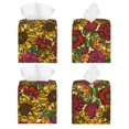 thumbnail image 2 of Fotbe Sunflower Porta Pañuelos Decorativo de Cuero, Caja Cuadrada Moderna para Pañuelos Faciales, Organizador y Dispensador 5x5x5'', 2 of 7