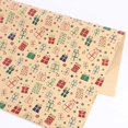 thumbnail image 1 of Christmas Gift Wrapping Craft Paper Roll DIY Gift Paper New Year Favors Party Present Decoration Wrapping Paper, 1 of 4