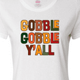 thumbnail image 4 of Inktastic Thanksgiving Gobble Gobble Y'all Women's T-Shirt, 4 of 5