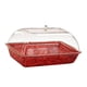 thumbnail image 2 of Bandeja refrigerada duradera, bandeja transparente para hielo, tabla para platos fríos decorativa Rojo, 2 of 9