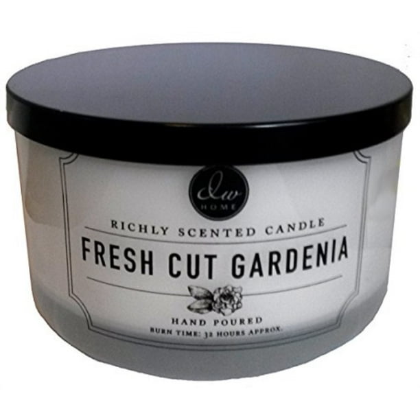 DW Home Fresh Cut Gardenia Scented Large 3wick Dish Candle Walmart