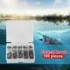 thumbnail image 3 of Juego de anzuelos de pesca con púas afiladas aparejos de señuelos de pesca de alta eficiencia con caja, 3 of 8