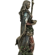 Veronese Design 9 1/2 Eir The Valkyrie of Protection Resin Statue Cast Bronze Finish