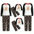 thumbnail image 3 of Family Christmas pajamas set, holiday pajamas set, suitable for family, soft and comfortable, with various styles,Man M, 3 of 7