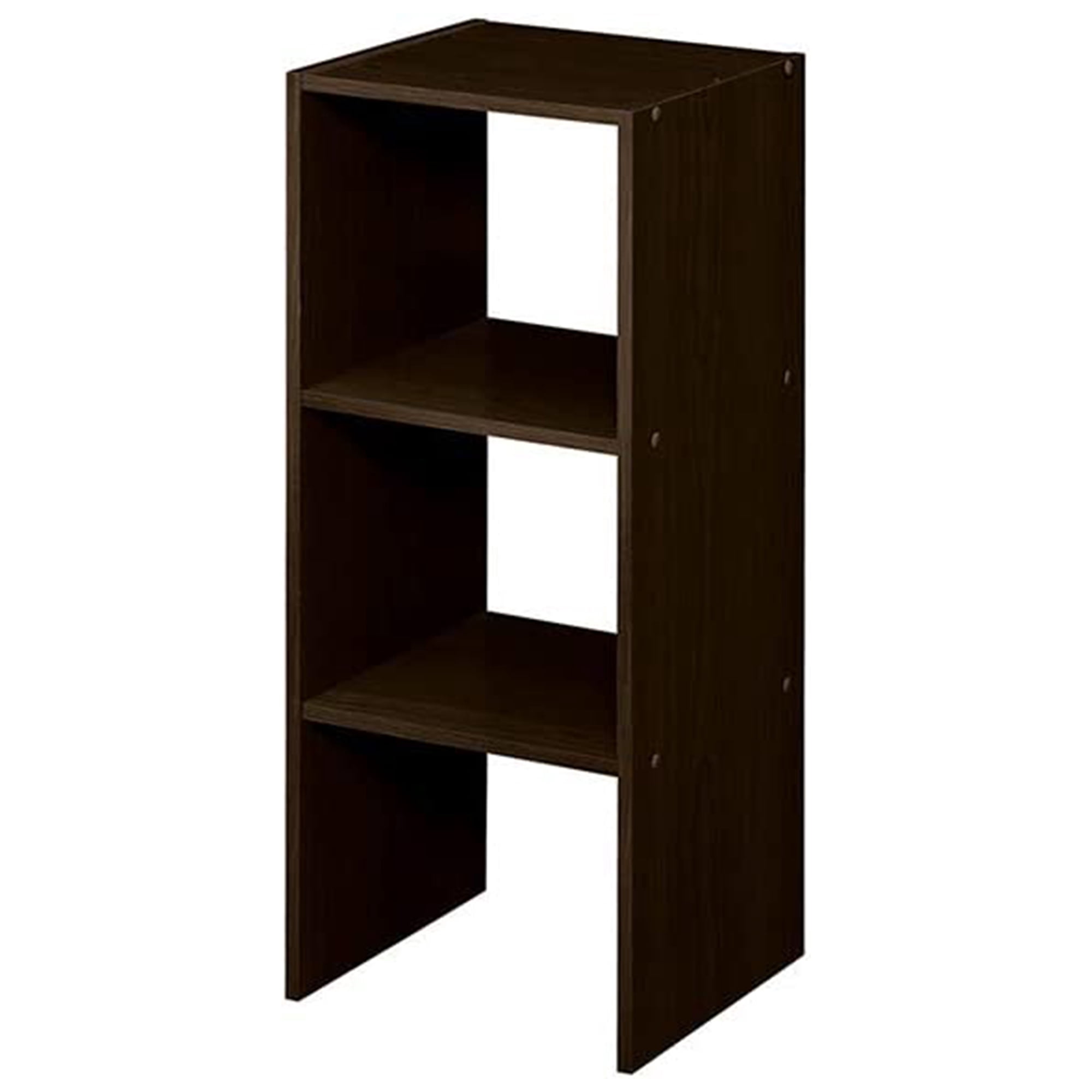 ClosetMaid Decorative Home Stackable 2-Cube Organizer Storage, Espresso (2 Pack)