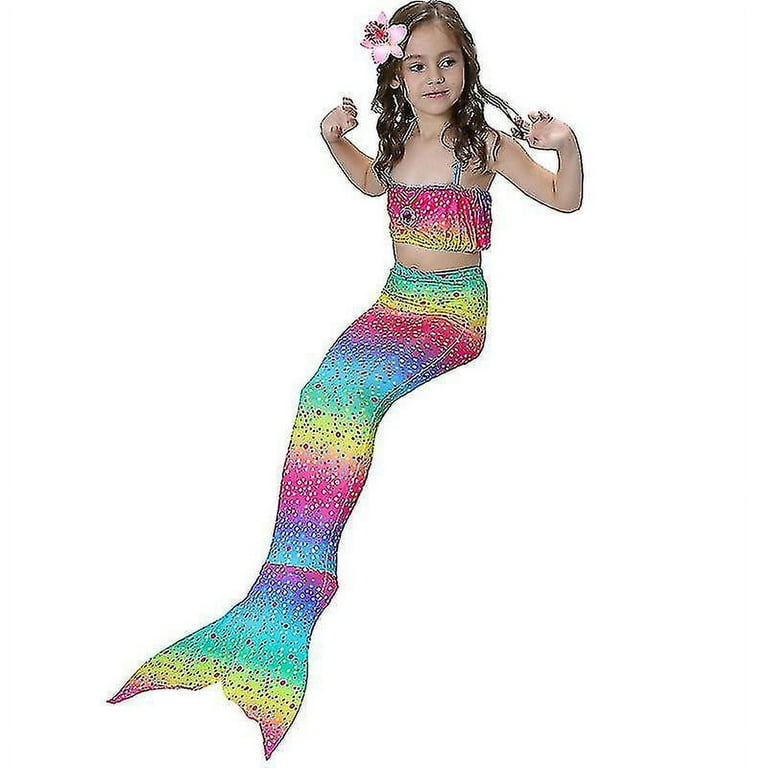 Mermaid swimming best sale costume kids