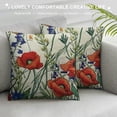 thumbnail image 3 of PRATYUS Throw Pillow Covers Decorative Summer Spring Pillow Covers Flower Butterfly Farmhouse Pillowcases for Sofa Couch Living Room Outdoor Patio 12x12in, 3 of 5