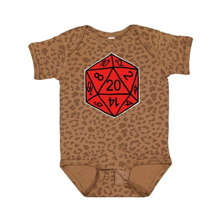 

Inktastic Red 20 Sided Dice Gift Baby Boy or Baby Girl Bodysuit