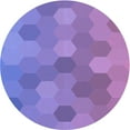 thumbnail image 1 of Ahgly Company Machine Washable Indoor Round Transitional Purple Mimosa Purple Area Rugs, 8' Round, 1 of 7
