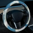 thumbnail image 2 of Sea Mew 14.5 Inch Printing PVC Leather Car Wheel Cover Auto Accessories Steering Wheel Cover, 2 of 6