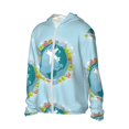 thumbnail image 2 of Rocae Dreaming Travel Print Breathable Sun Protection Hoodie Quick-Dry Lightweight Long Sleeve Hoodie Unisex Running Sports Shirt XX-Large, 2 of 9