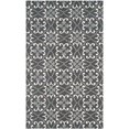 thumbnail image 2 of SAFAVIEH Four Seasons Jillean Floral Polyester Area Rug, Dark Grey/Ivory, 5' x 8', 2 of 6