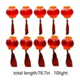 thumbnail image 3 of Red Lantern USB String Lights China Wedding New Year Decoration 78in, 3 of 6