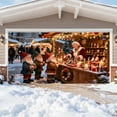 thumbnail image 2 of LLDYYDS 2025 Christmas Garage Door Cover Truck Holiday Banner Large Outdoor Festive Home Decoration Polyester Garage Entry, 2 of 4