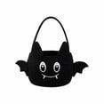 thumbnail image 3 of Gifts for Kids! Halloween Candy Bucket Trick or Treat Crochet Cotton Ghost Bats Cats Treat Snack Goodie Small Gift Basket 6.7in for Kids Party Favors by MPOISVA, 3 of 7